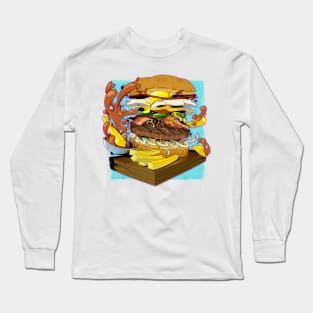 Burger Bomb Long Sleeve T-Shirt